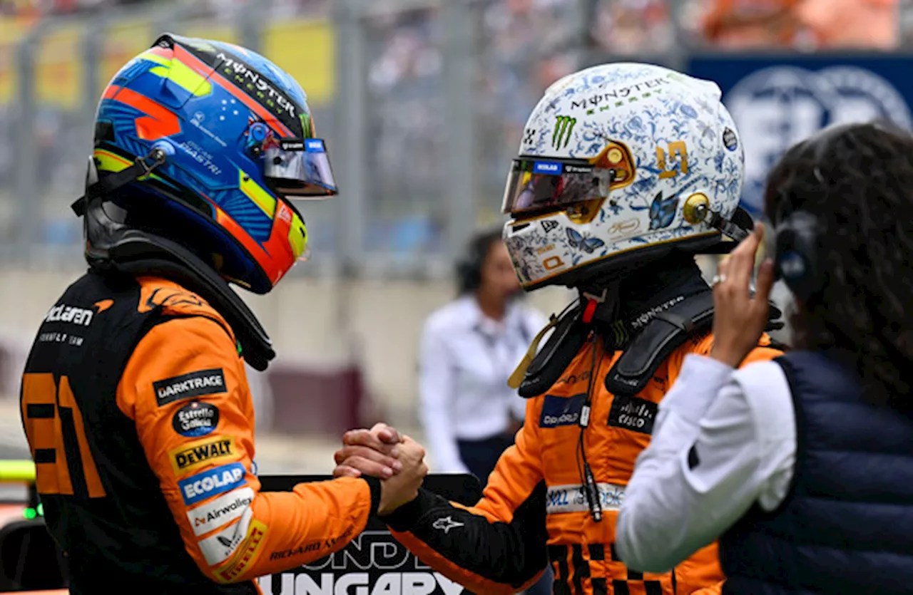 Lando Norris leads McLaren one-two in Hungarian Grand Prix qualifying