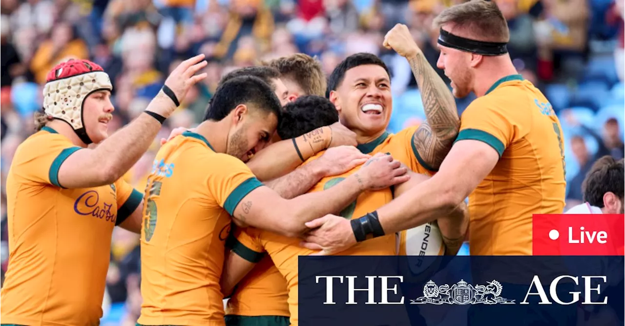 Test Rugby LIVE: Wallabies survive Georgian fightback for third straight win