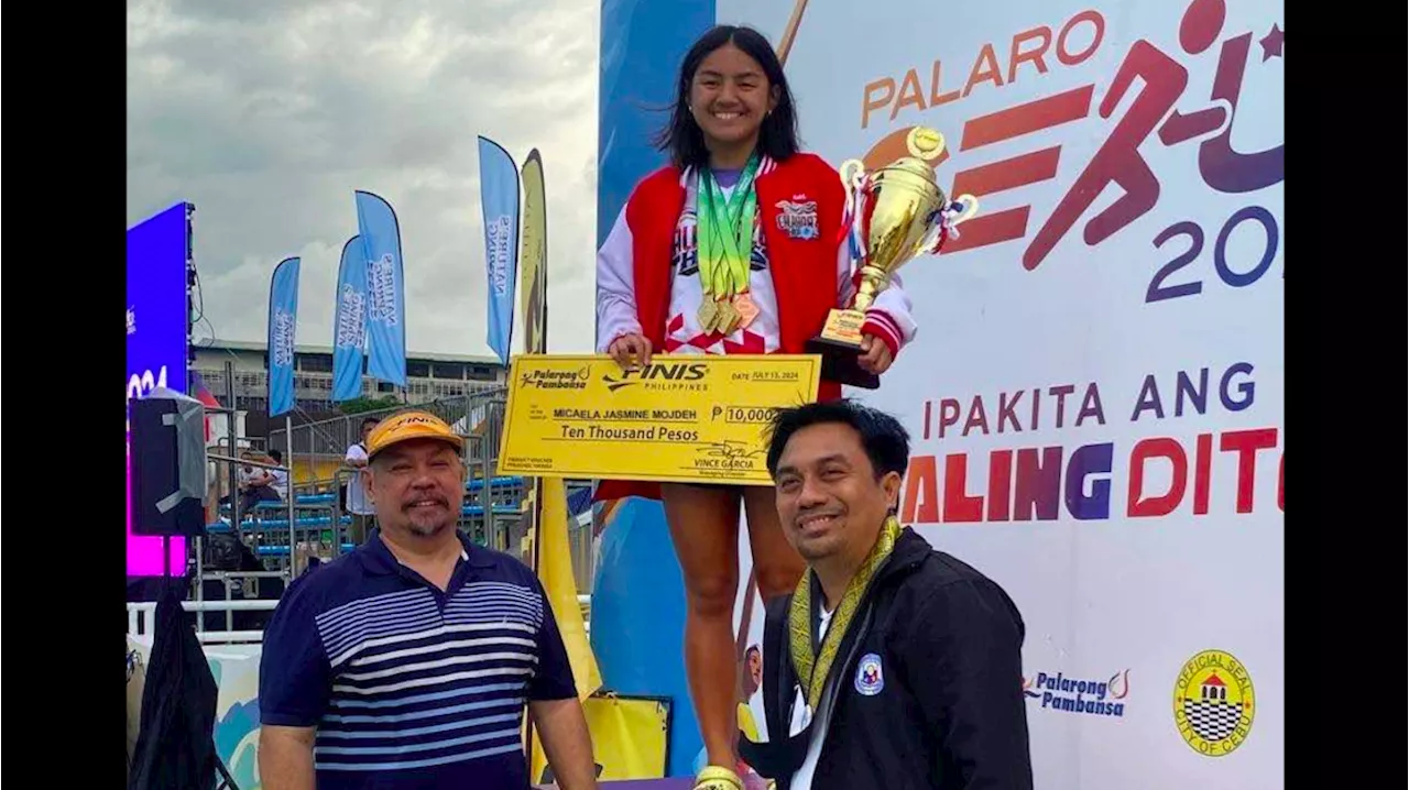 Finis PH gives cash incentives to Palarong Pambansa top swimmers