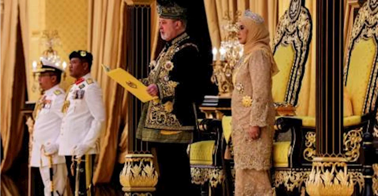 Ikrar Sultan Ibrahim sebagai Yang di-Pertuan Agong ke-17