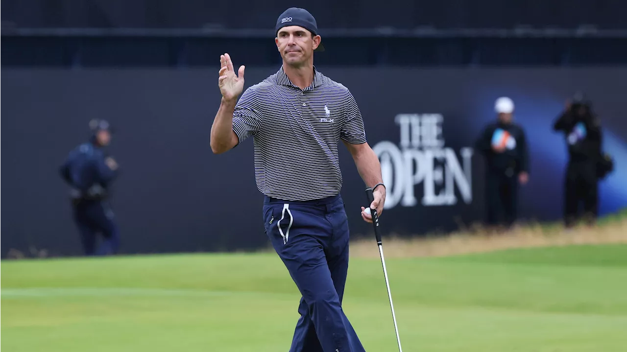 Horschel leads British Open on wild day of rain, big numbers at Royal Troon