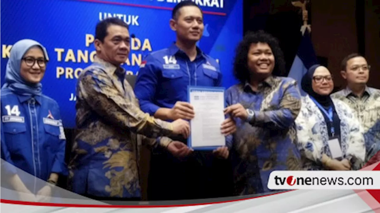 Demokrat Resmi Usung Riza Patria-Marshel Widianto untuk Pilkada Tangsel, AHY Bilang Begini