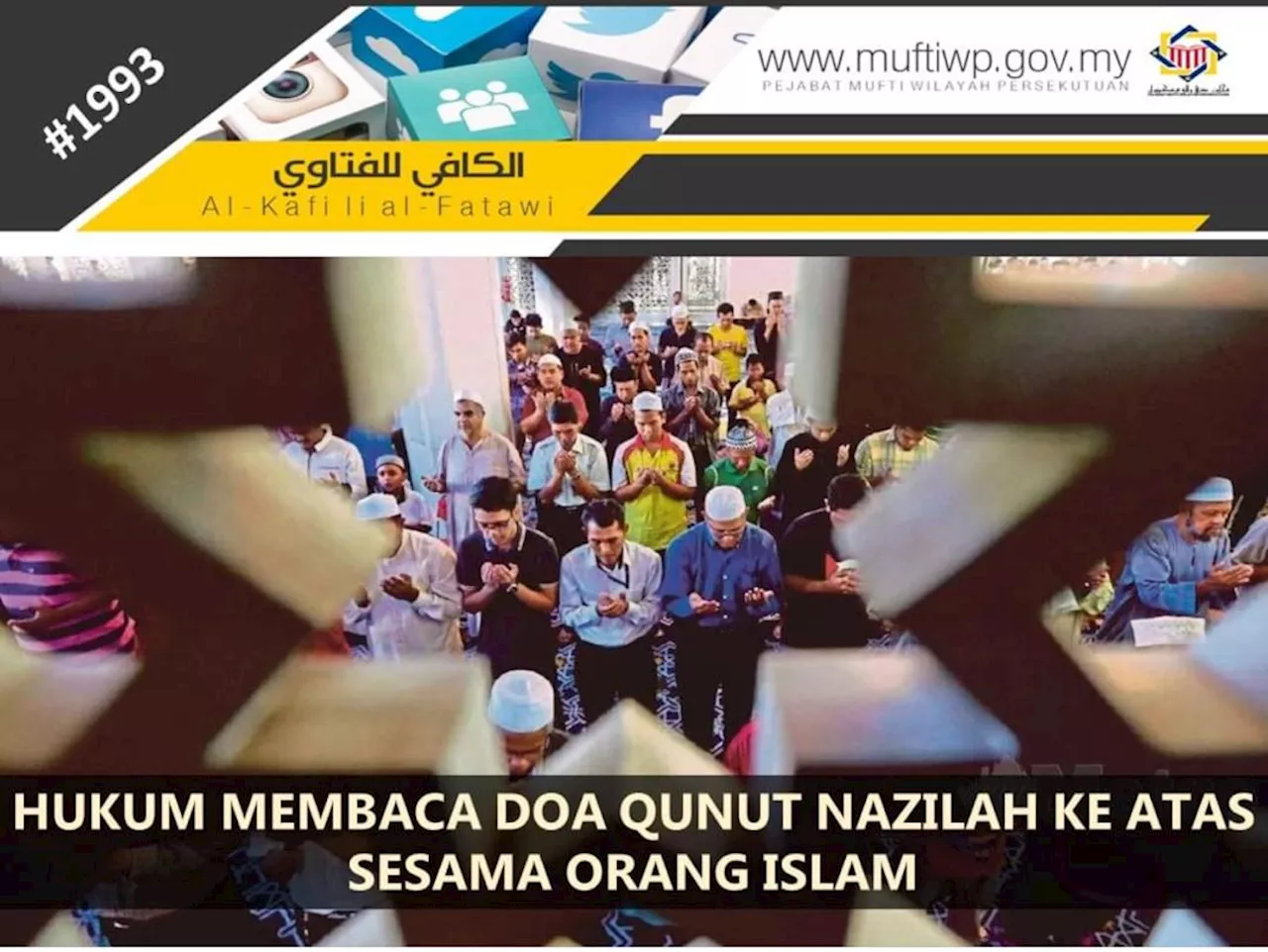 Tidak boleh baca Qunut Nazilah kepada sesama umat Islam