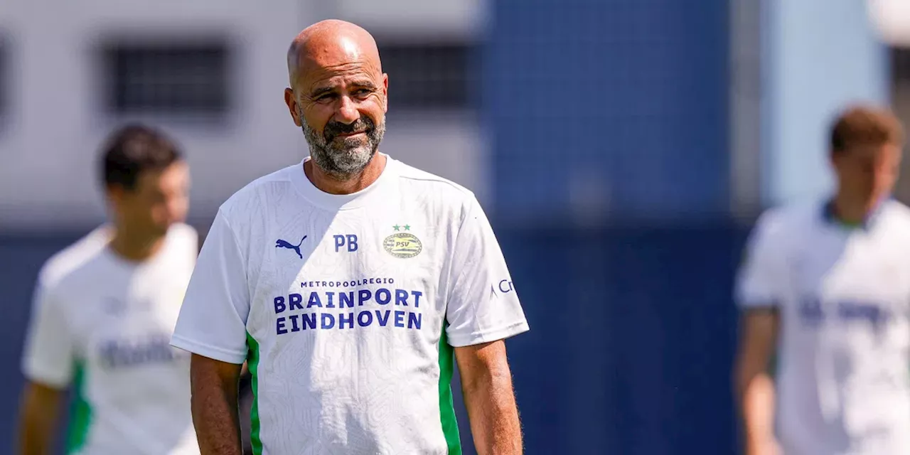 Bosz maakt balans op na trainingskamp PSV: 'Je ziet dat zij het lastig hebben'