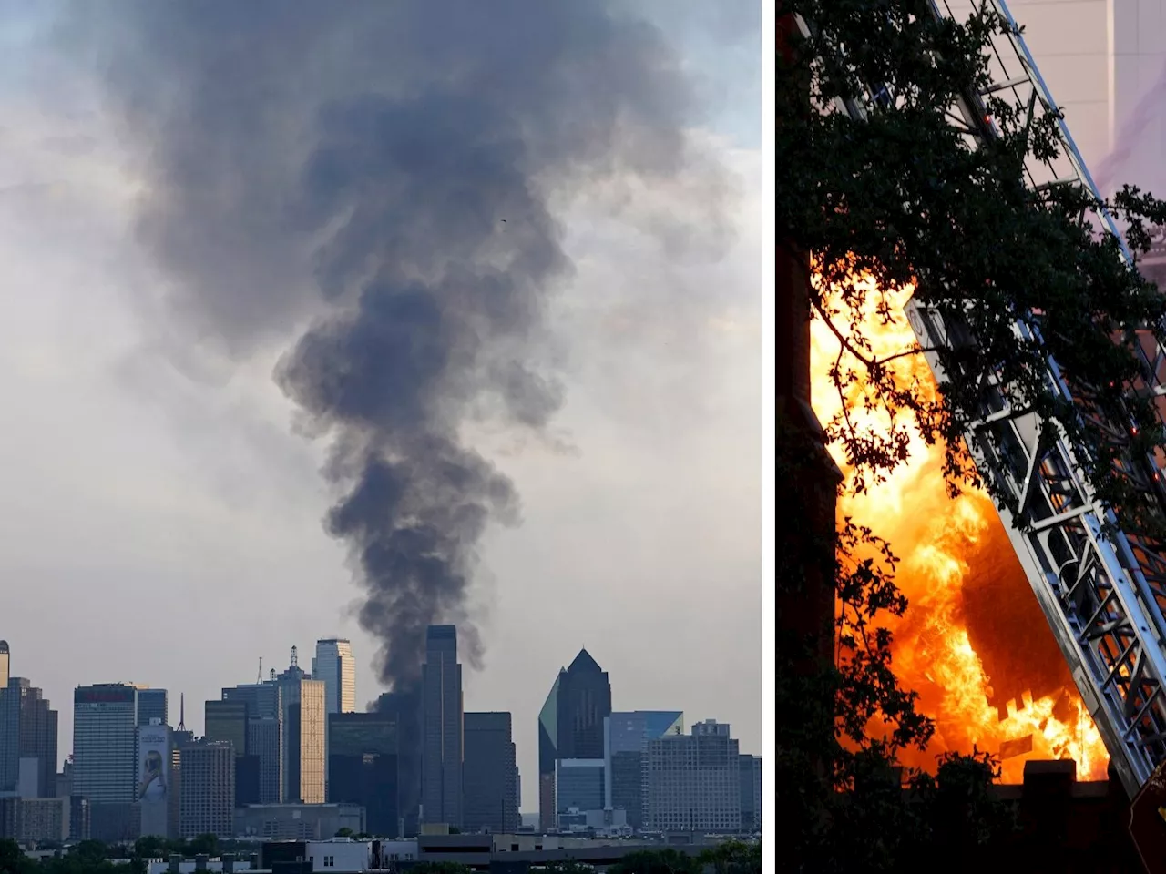 Historisches Kirchengebäude in Dallas bei Brand beschädigt