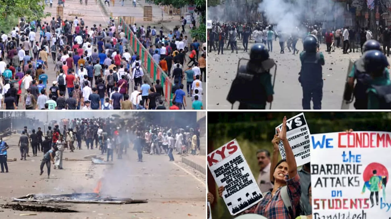 Bangladesh Quota Protest: PM Hasina Imposes Nationwide Curfew; 245 Indians Cross Over Border To Meghalaya