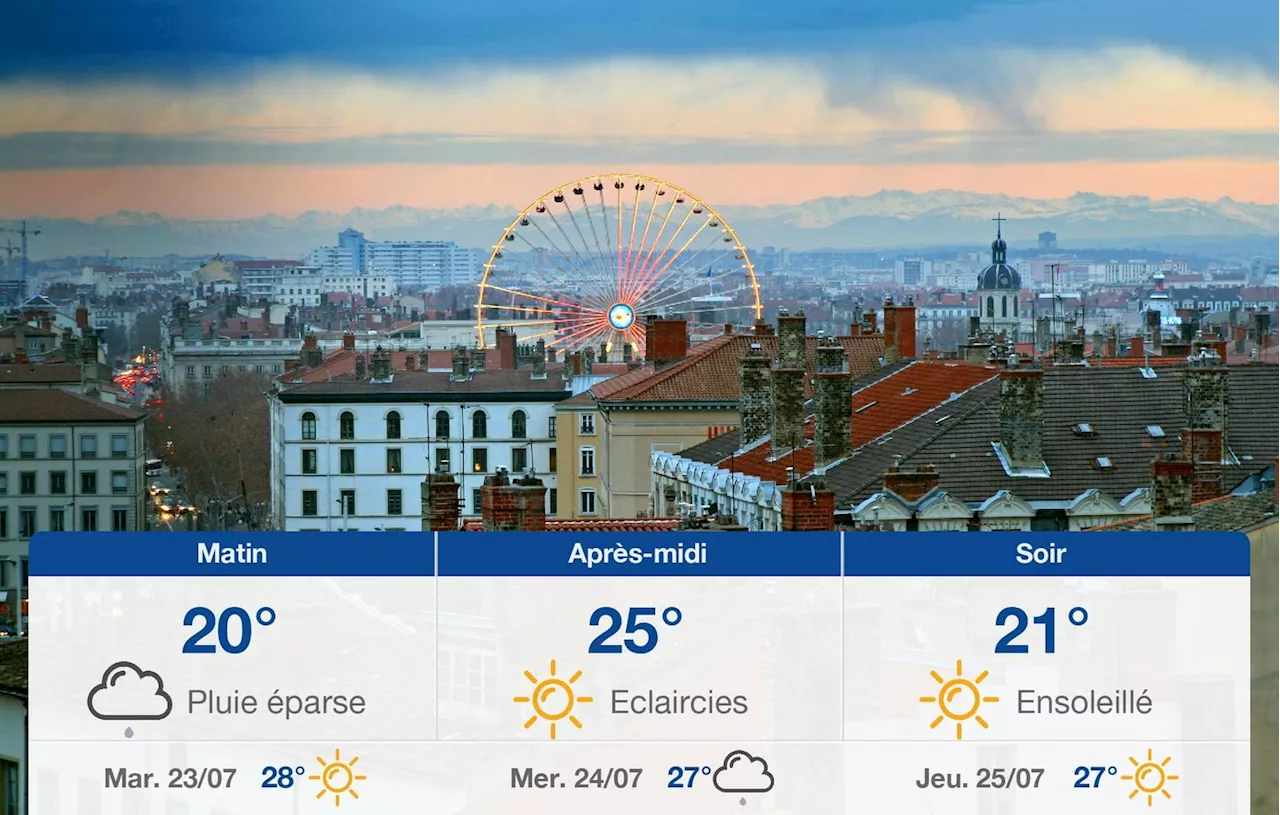 Météo Lyon: prévisions du lundi 22 juillet 2024