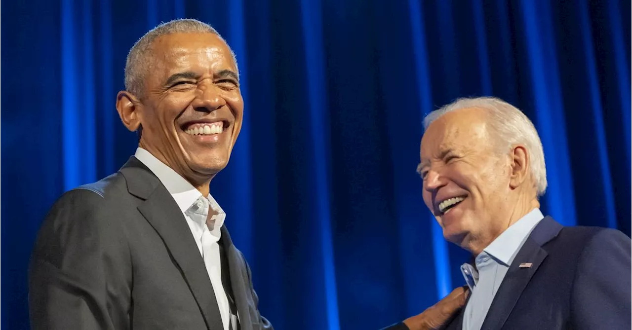 Obama praises Biden for stepping aside, but stops short of endorsing Kamala Harris