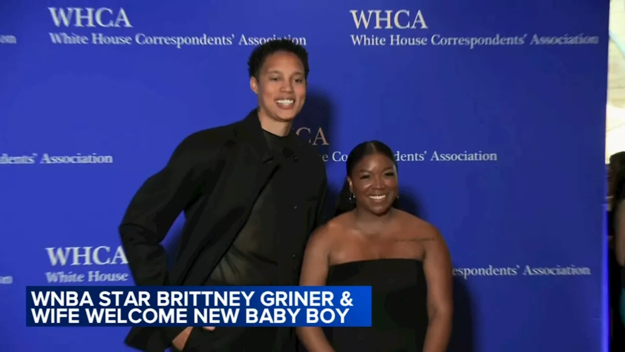 Brittney Griner and wife Cherelle welcome a son: 'That's my man'