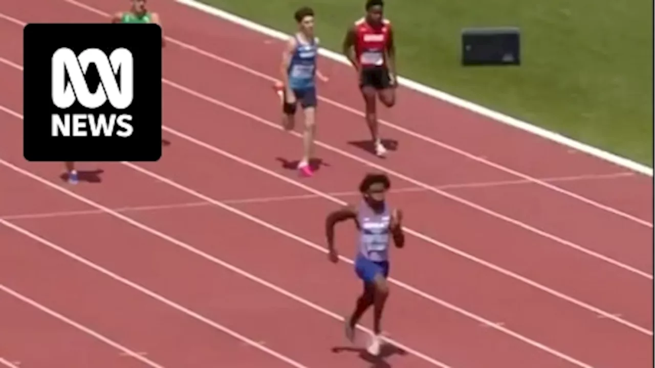 British runner Jake Odey-Jordan goes viral after taking the foot off the pedal too early in 200m race