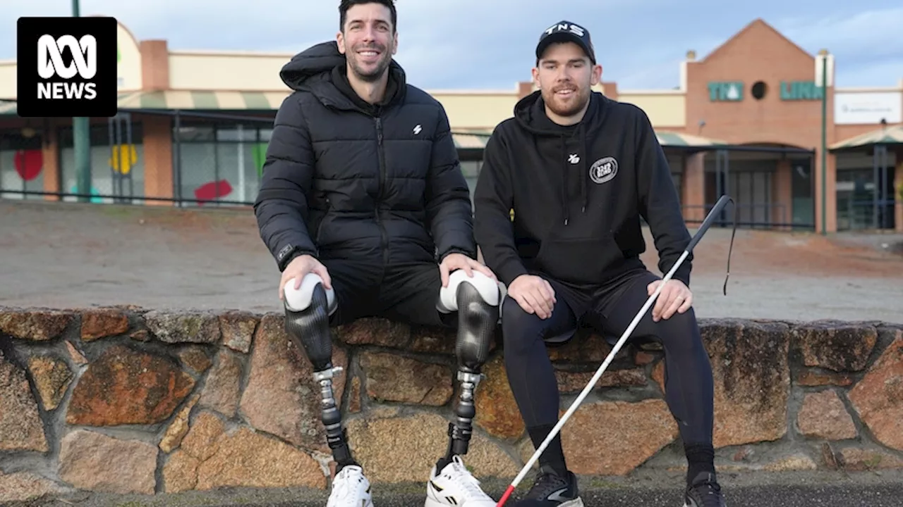 'Legless and Blind' mates use running to break down mental health stigma in regional communities