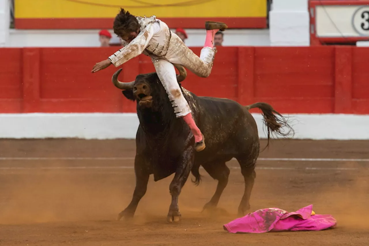 Una corrida nell'arena di Santander, in Spagna