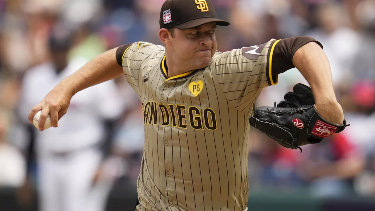 Padres' Michael King has not allowed a hit through 6 innings against the Guardians