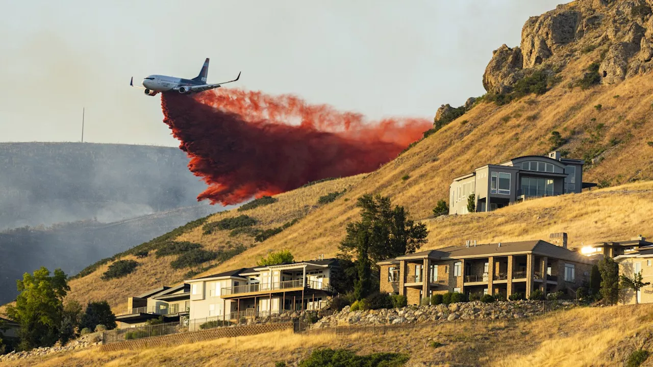 Salt Lake City wildfire prompts mandatory evacuations uphill from Utah's state capitol