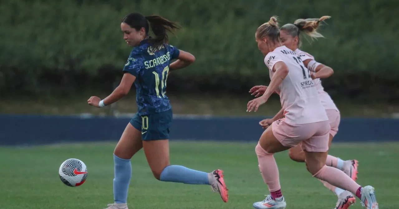 América Femenil debutó en la Summer Cup con derrota