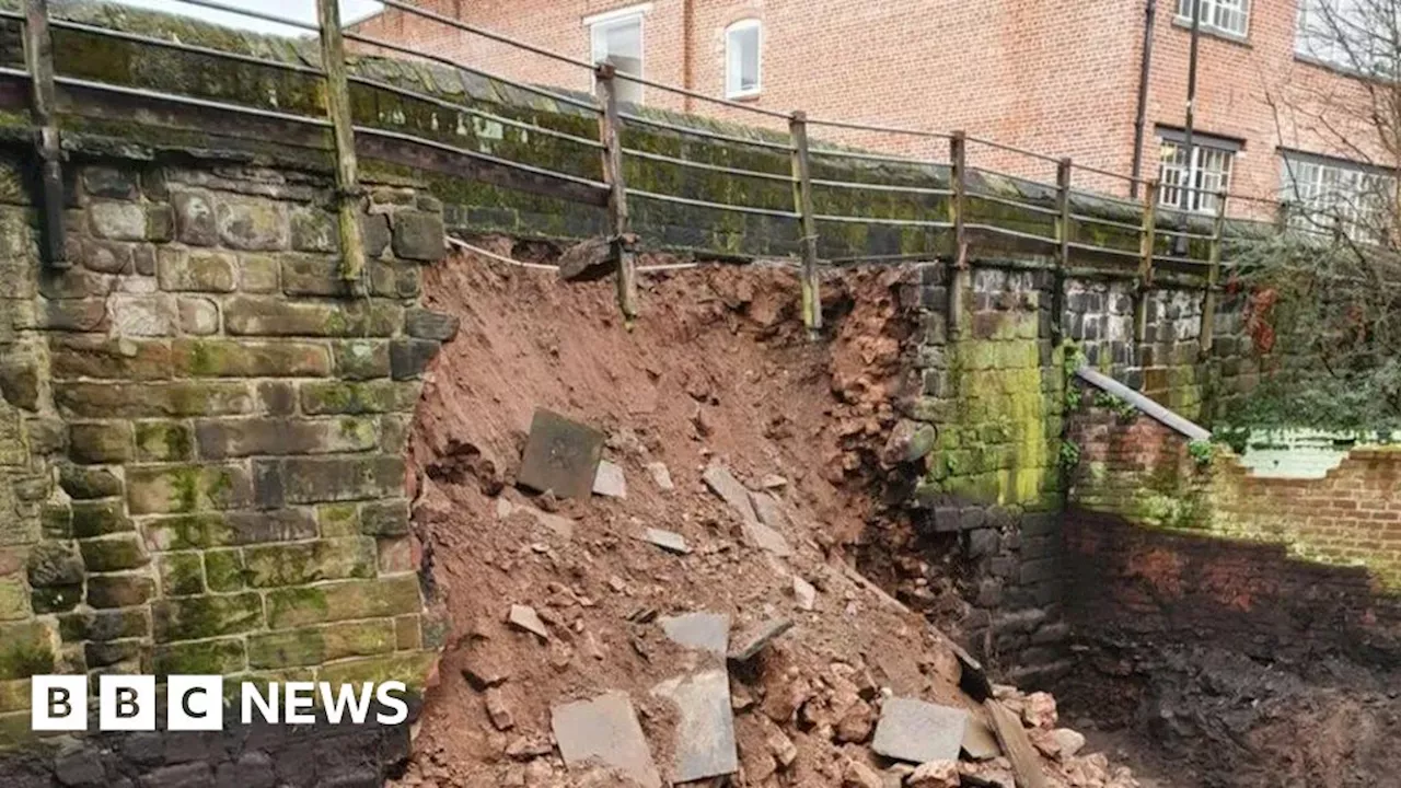 Chester walls: Repair work to begin four years after collapse