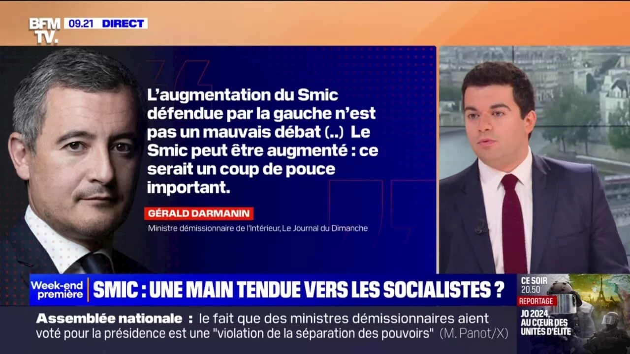 Gérald Darmanin souhaite 'aider les socialistes à se détacher de La France Insoumise'