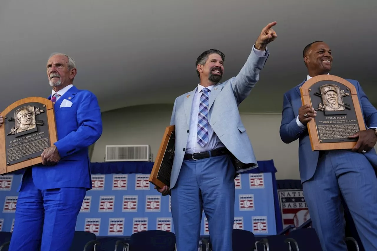 Beltré, Helton, Mauer and Leyland inducted into the Baseball Hall of Fame