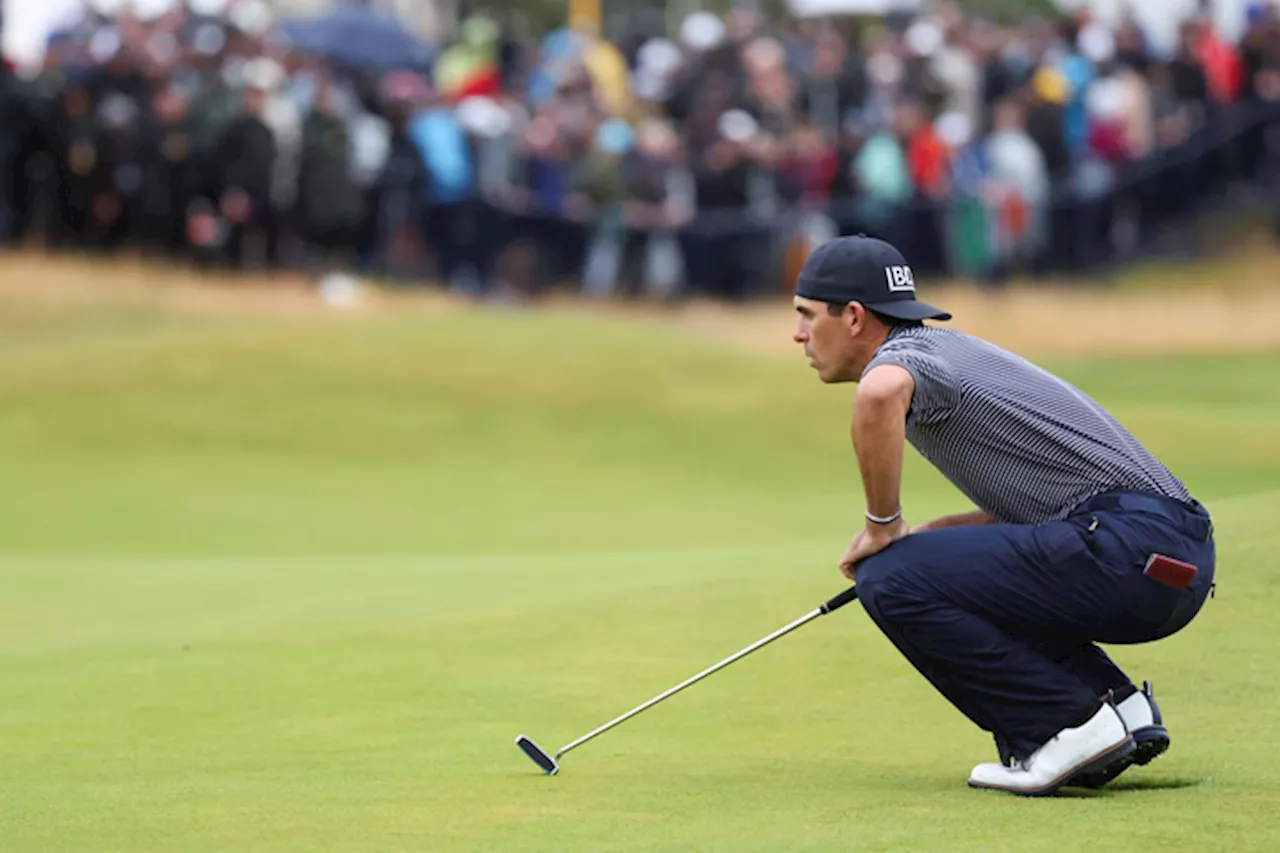 Horschel one stroke clear after another wild day at Royal Troon