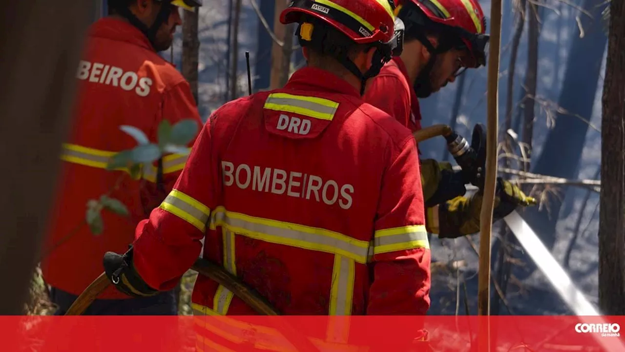 Uma pessoa carbonizada dentro de carro em incêndio florestal na Tábua em Coimbra