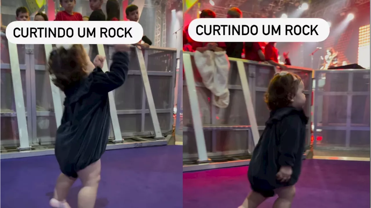 Viih Tube mostra filha curtindo rock: “Pegos de surpresa”