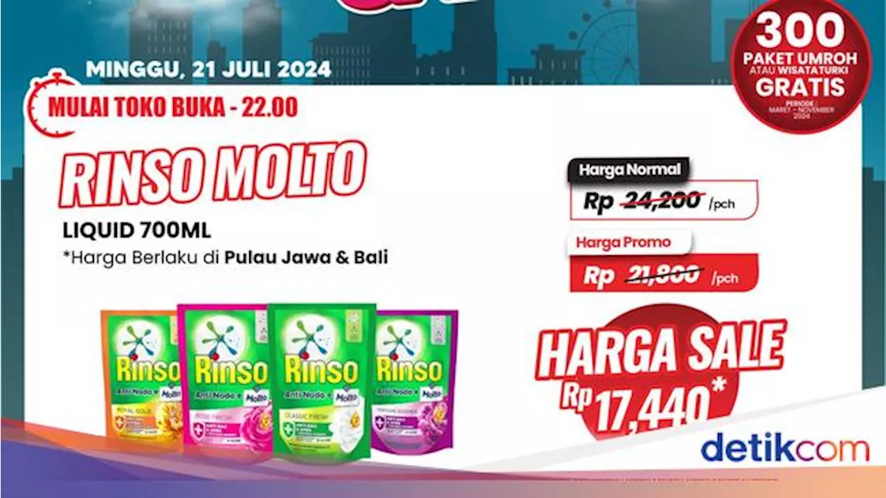 Obral Deterjen Murah, Cuma di Transmart Full Day Sale Hari Ini