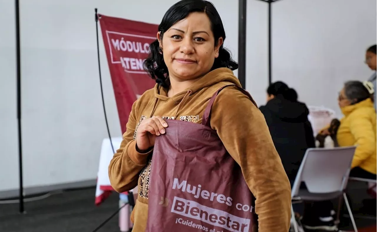 Habilitan módulos de atención para el programa 'Mujeres con Bienestar' en el Estado de México