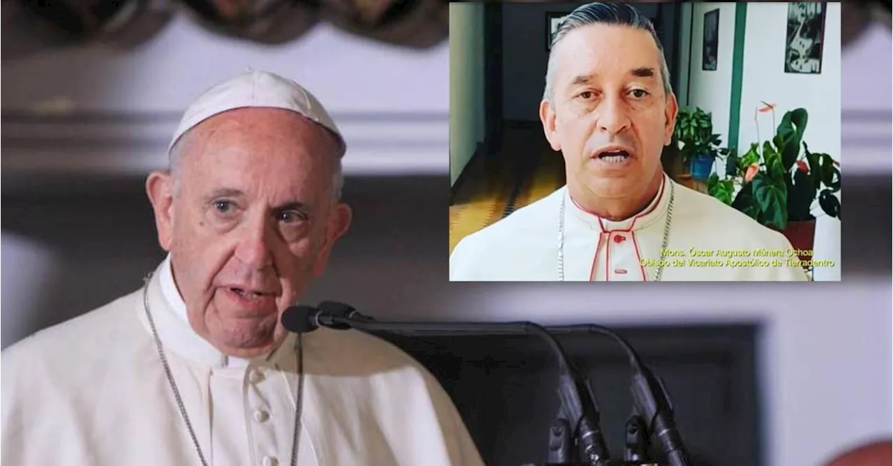 Papa Francisco aceptó renuncia del obispo colombiano Óscar Augusto Múnera Ochoa, acusado de abuso sexual