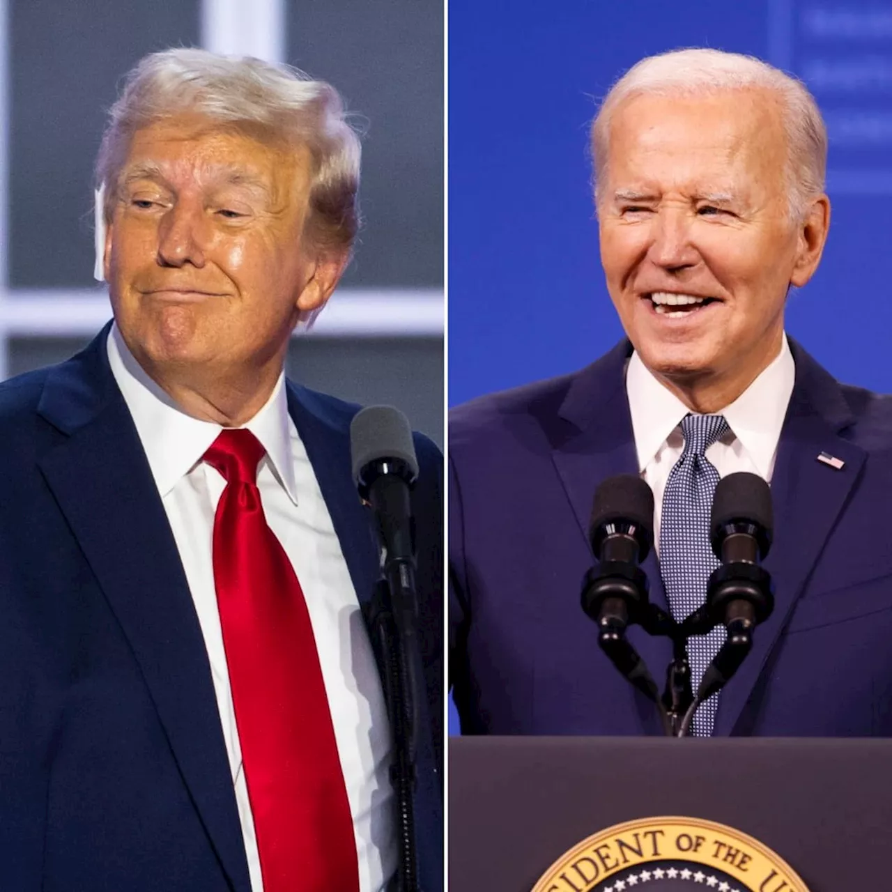 La convulsa semana que enfrentó aún más los destinos de Trump y Biden