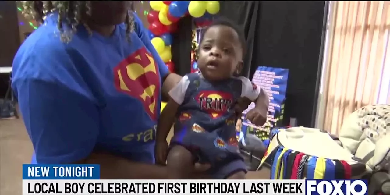 Mobile County preemie given 1% chance of survival celebrates 1st birthday