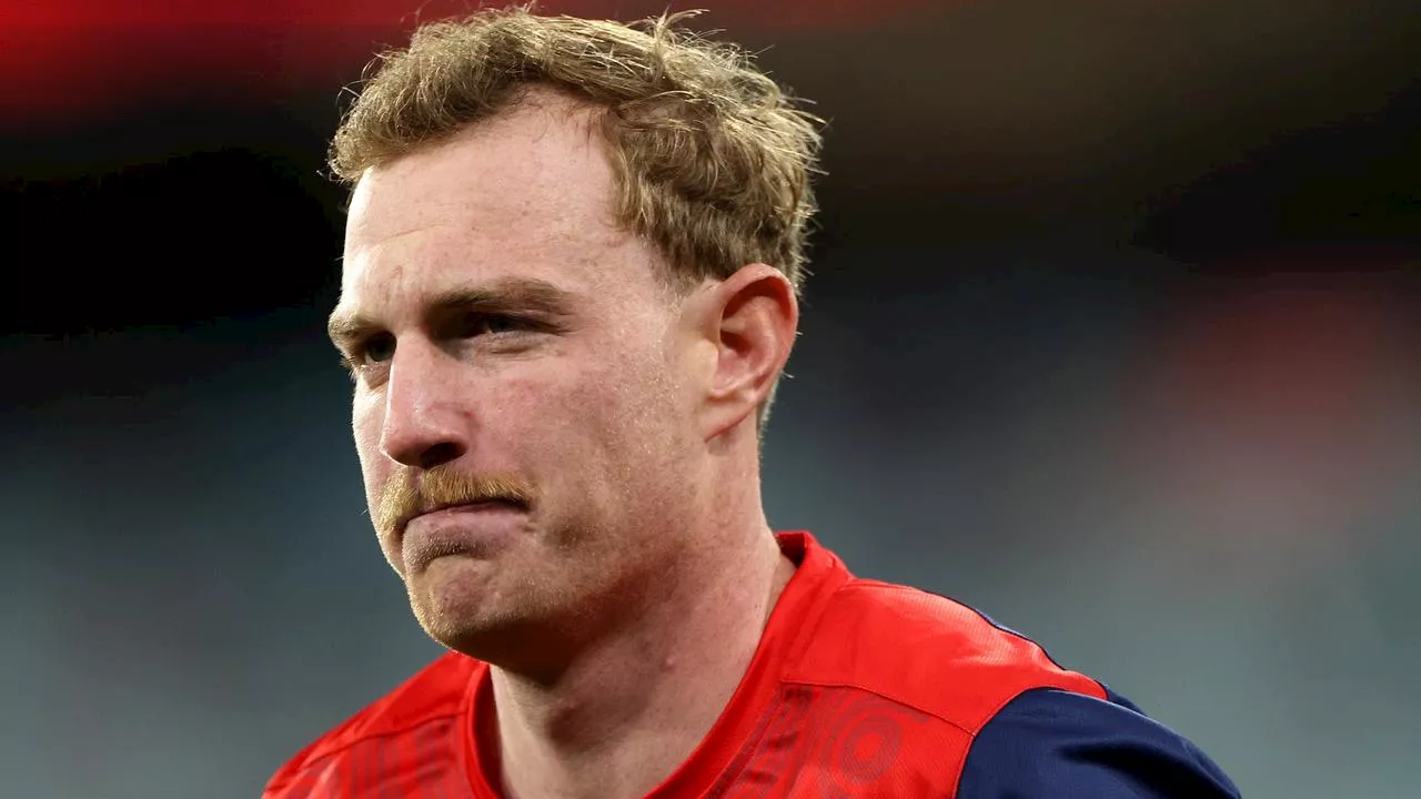 ‘Haven’t got anyone at the club’: Coach’s brutal ruck reveal as Dees commit ‘biggest sin’ without skipper