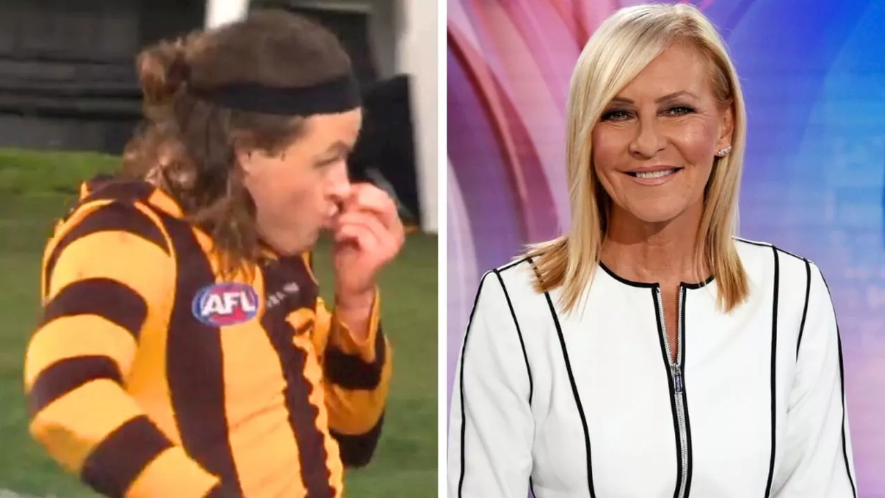 ‘That’s a mean thing to say, Jo’: Hawks star hits back after TV host leads salty Pies response