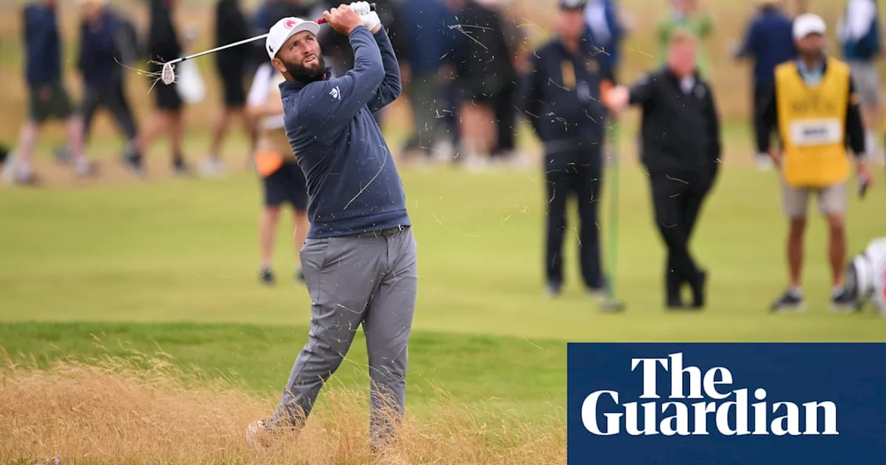 Rahm’s insurgent chase falls away on dramatic final day at the Open