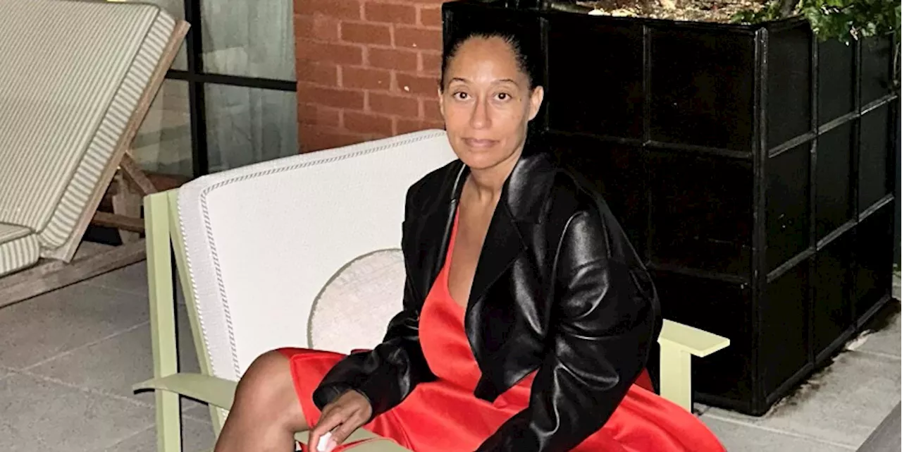 Tracee Ellis Ross Put a Red-Hot Twist on This 'It' Mesh Bag