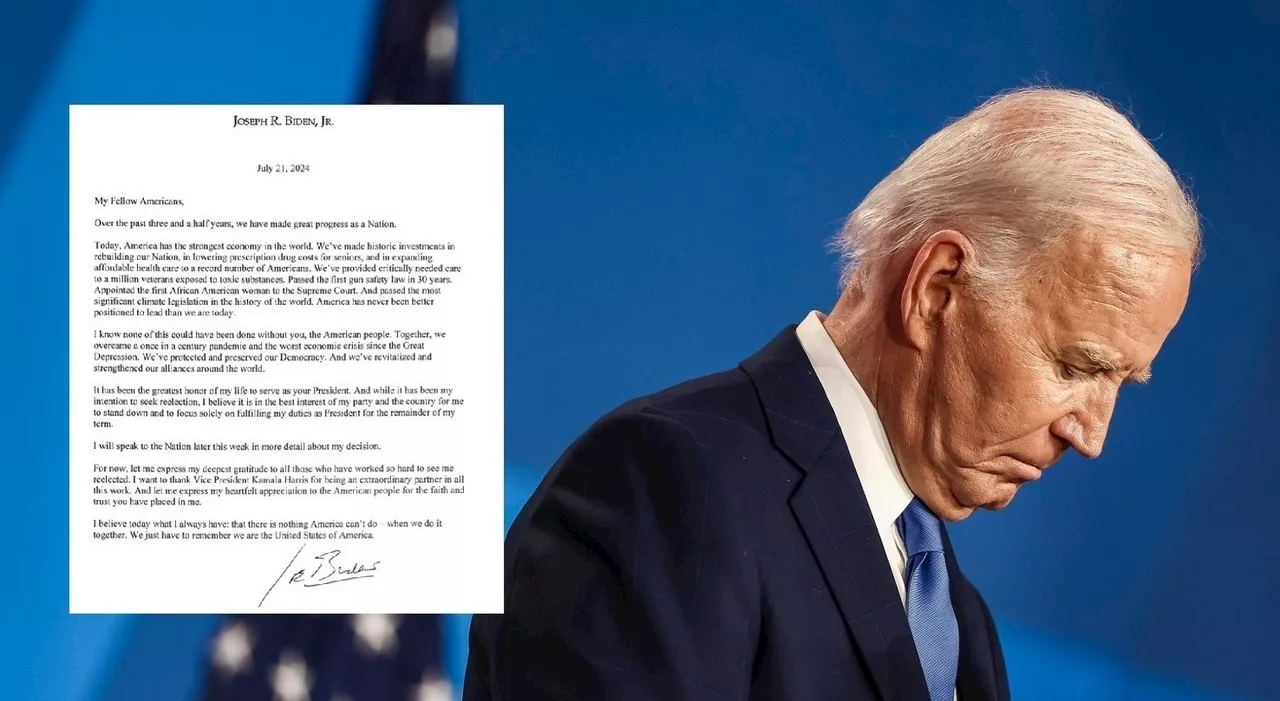 Biden, il ritiro dalla corsa per la Casa Bianca e il sostegno a Kamala Harris: cosa succede ora