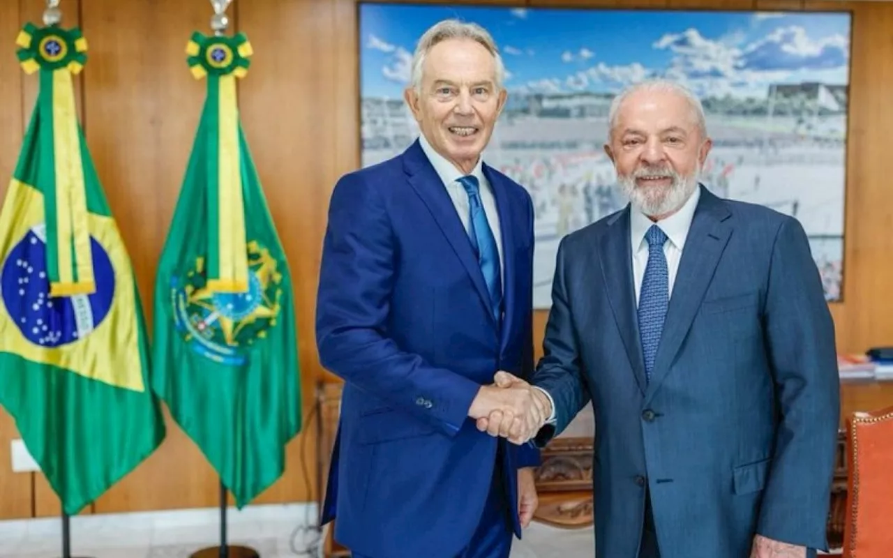 Lula recebe Tony Blair nesta segunda-feira no Planalto e tem reunião com ministros