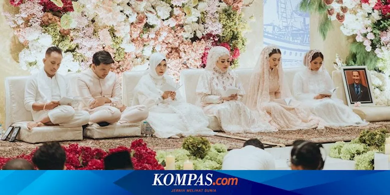 Foto Mendiang Adjie Massaid Terpampang di Acara Pengajian Jelang Pernikahan Thariq Halilintar dan Aaliyah Massaid