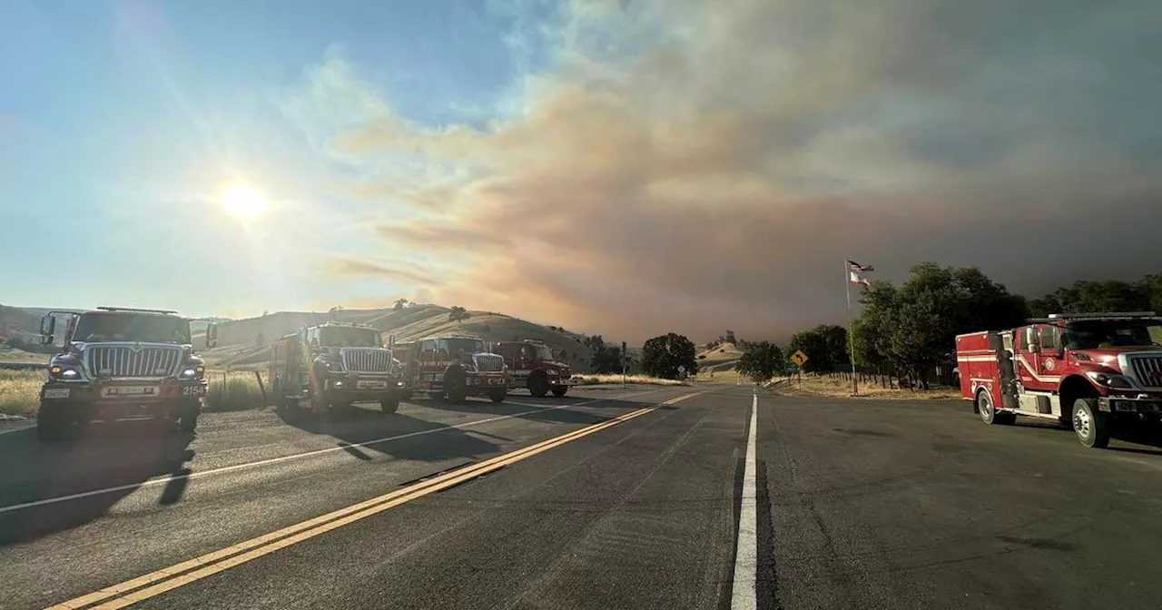 Wind-driven Ridge Fire forces evacuations in Lake, Colusa counties; 2,500 acres burned