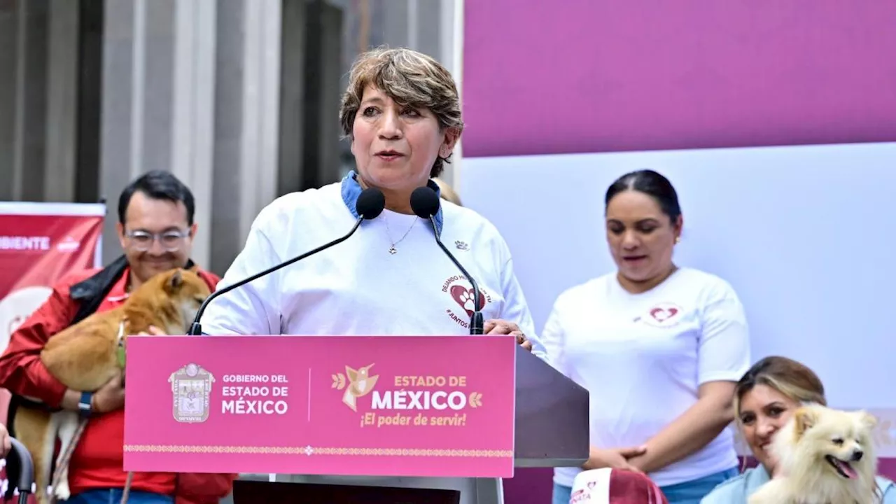 Delfina Gómez encabeza caminata y pone en marcha caravanas de atención a mascotas y animales en situación de c