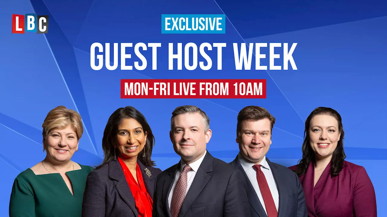 Five days of big names: LBC announces guest host week