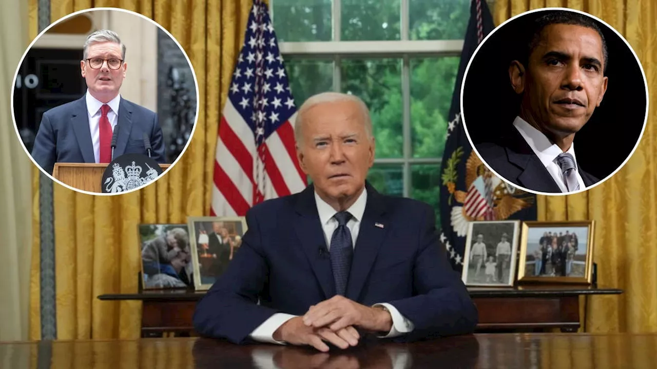 Starmer praises Joe Biden's 'remarkable career' as leaders react to president quitting 2024 US presidential...