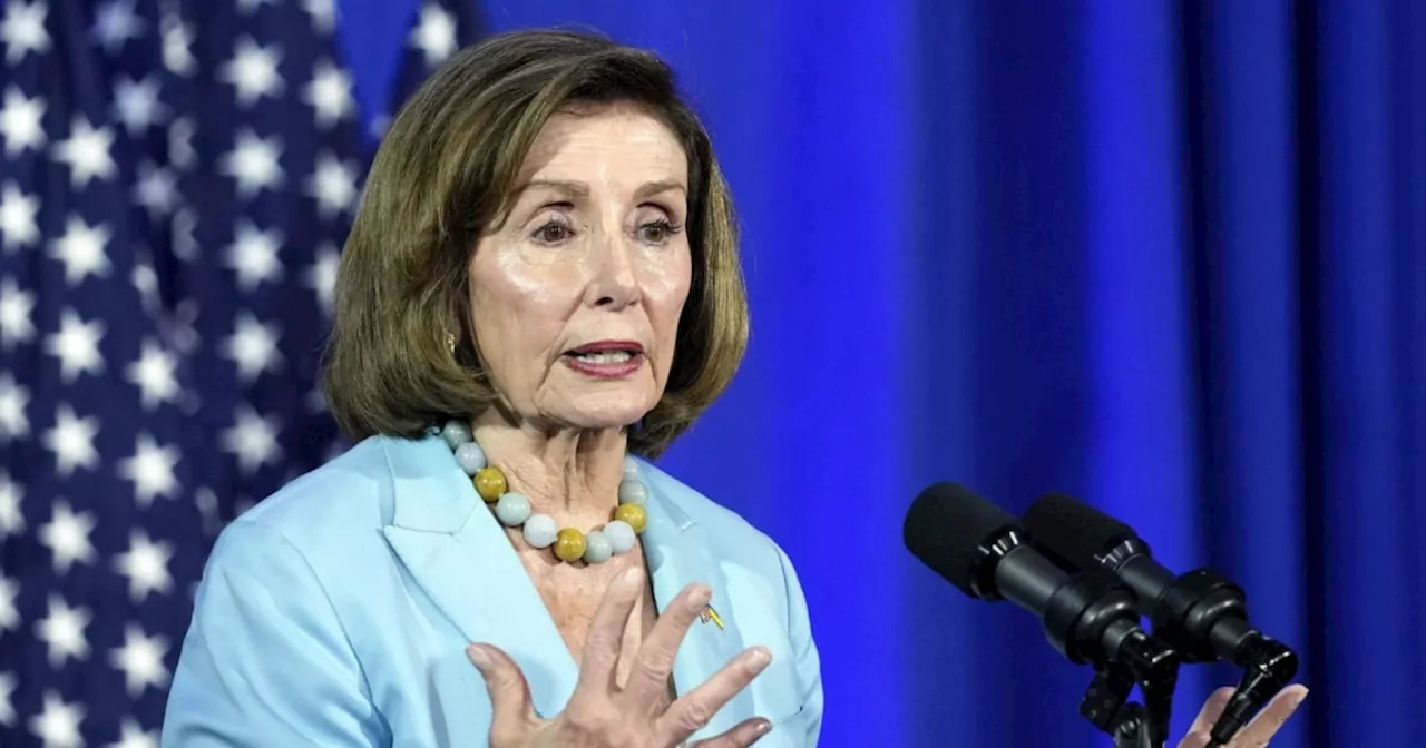 Nancy Pelosi reacts to Biden withdrawing from 2024 race