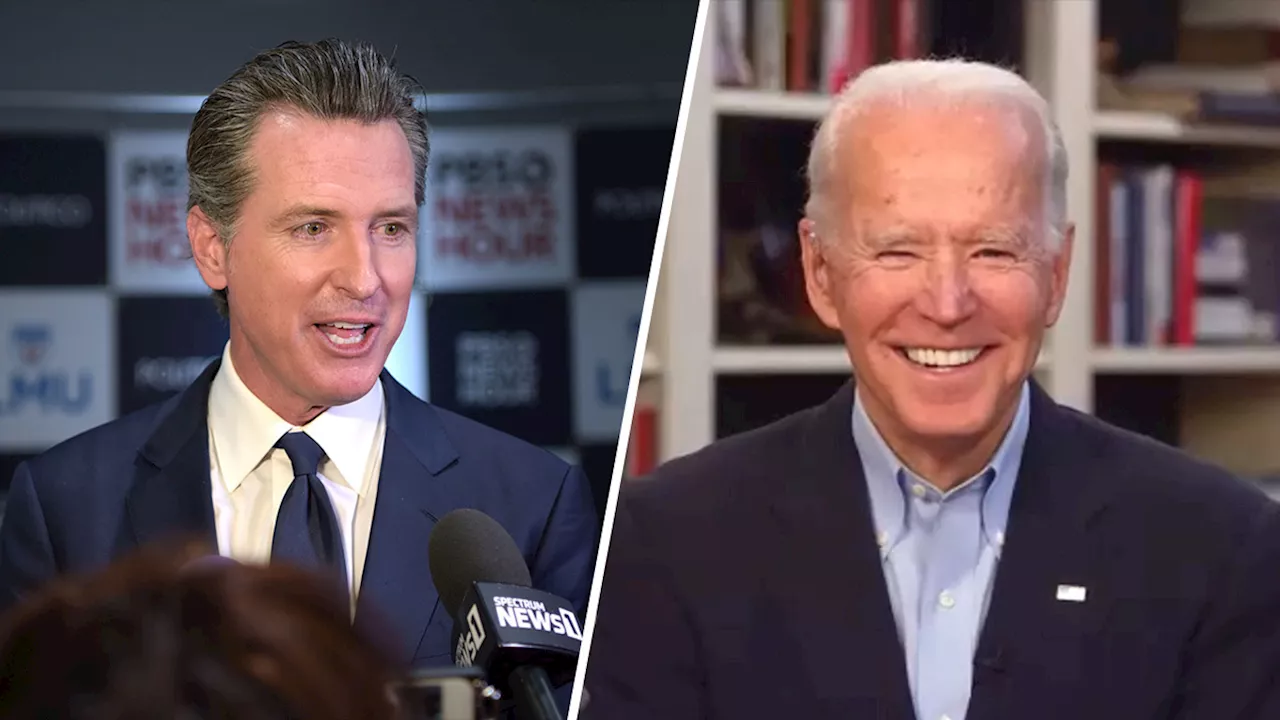 California Gov. Newsom praises President Biden as ‘extraordinary' leader