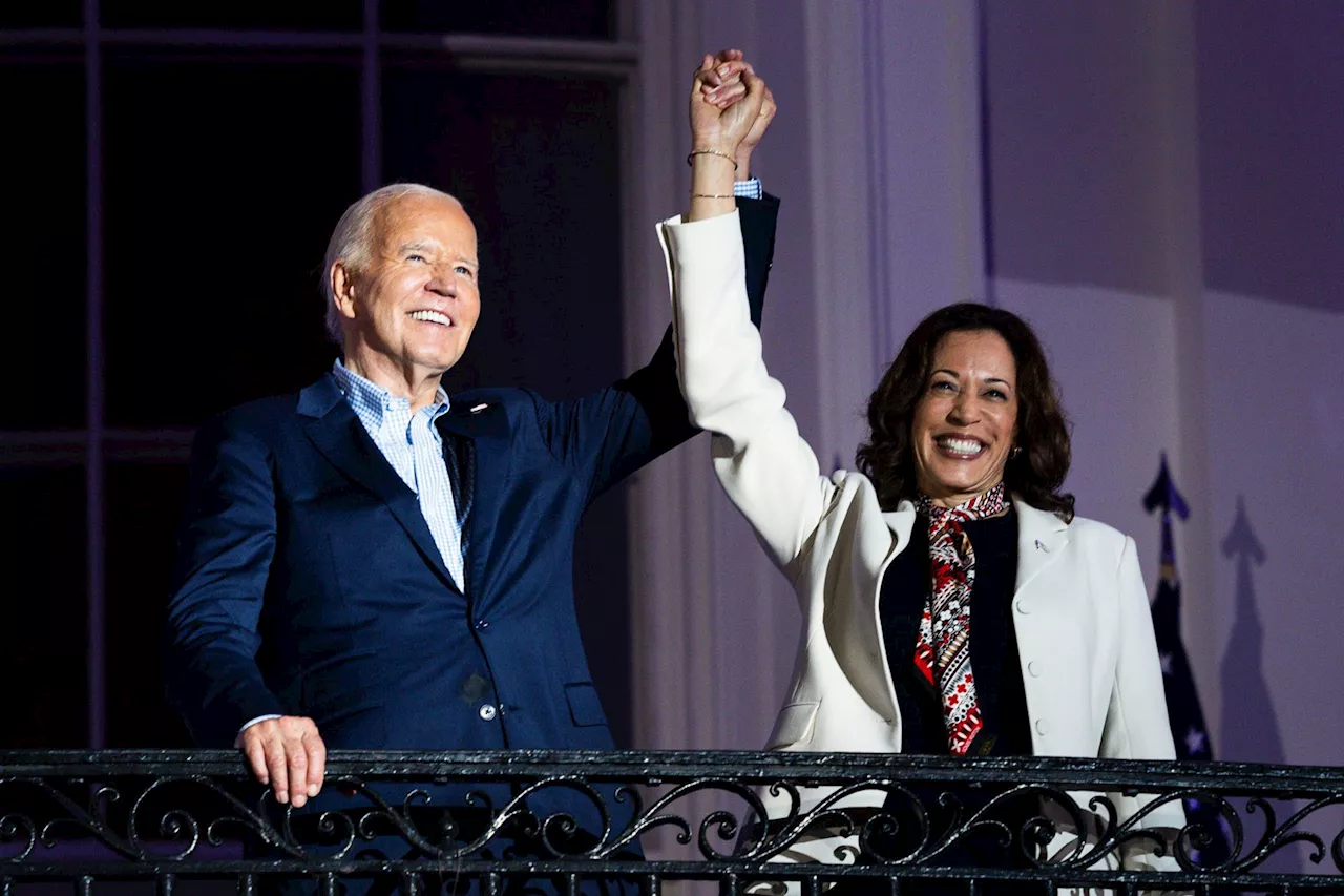 Kamala Harris pledges to ‘defeat Donald Trump’ as Joe Biden steps aside