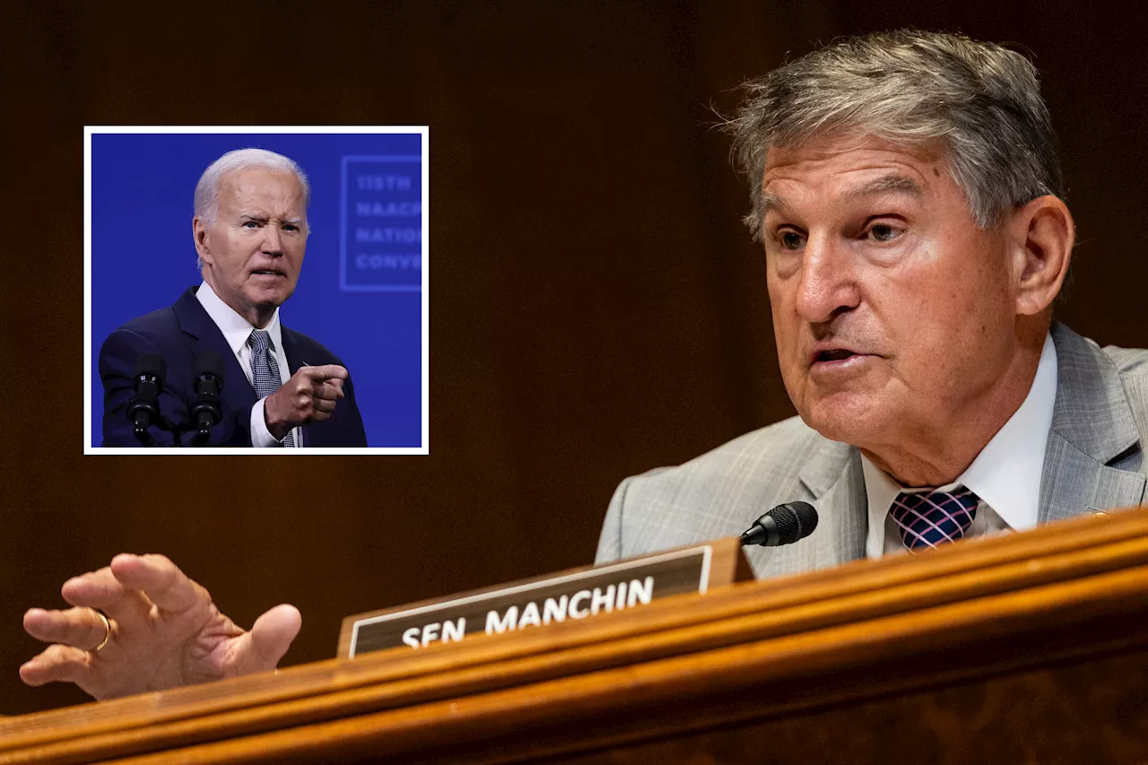 Joe Manchin Urges Joe Biden to Drop Out