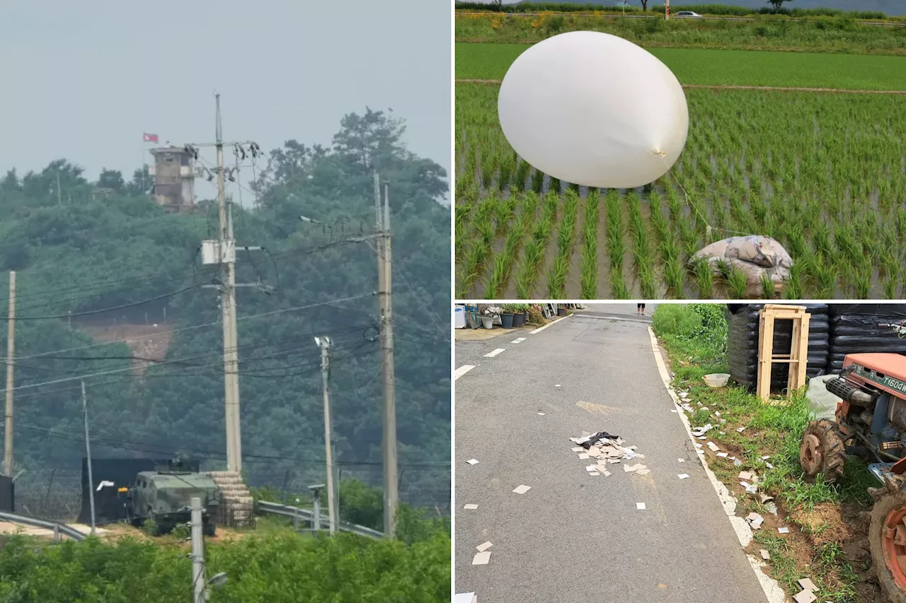 South Korea boosts propaganda loudspeaker broadcasts at border after North Korea flies more balloons