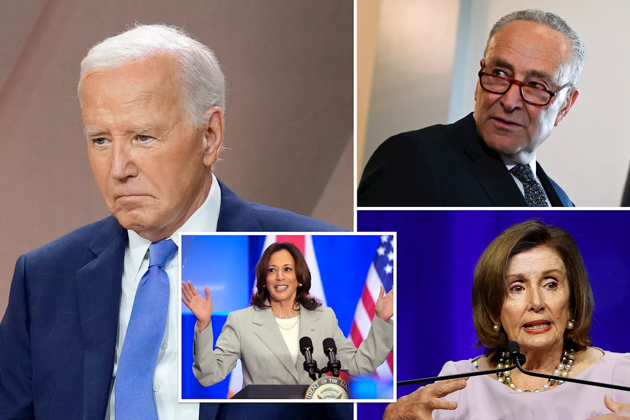 Top congressional Dems praise Biden for stepping aside, decline to endorse Kamala Harris