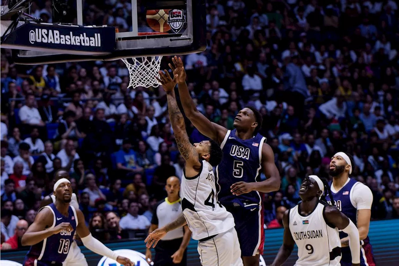 Basketball: USA verhindern vor Deutschland-Spiel Blamage gegen Südsudan