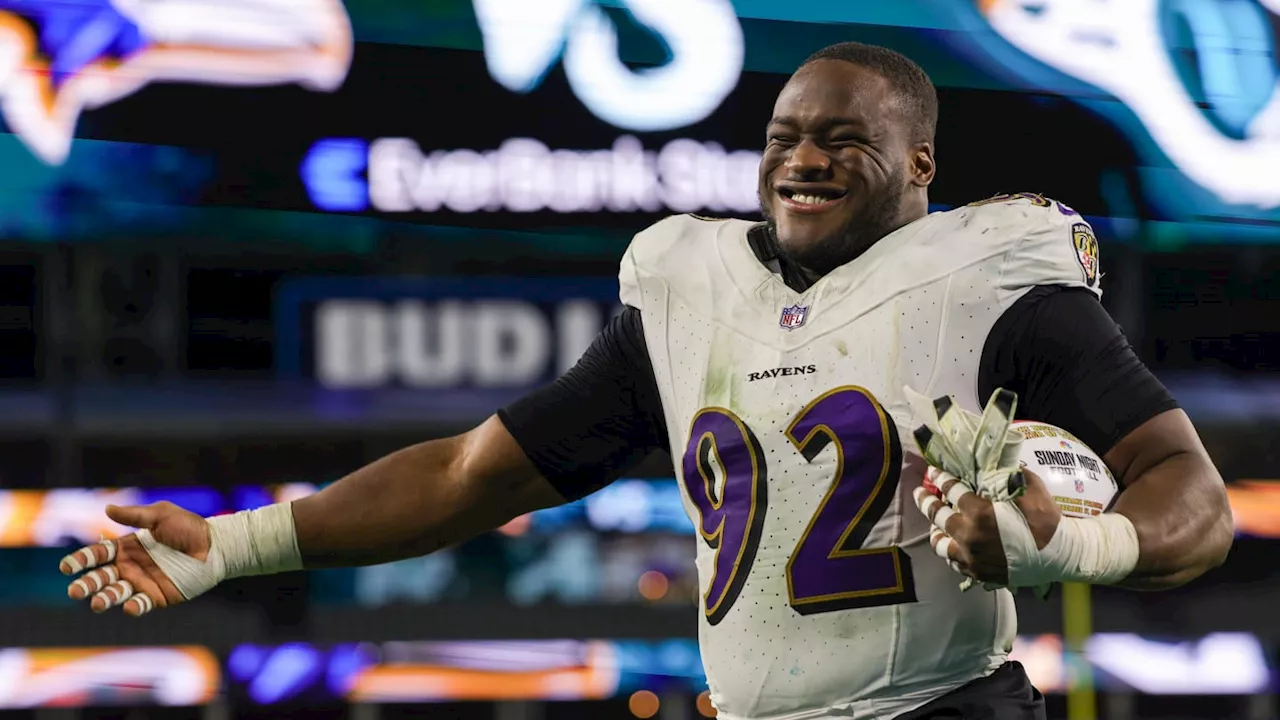 Future Hall of Fame Inspired Baltimore Ravens Star DT