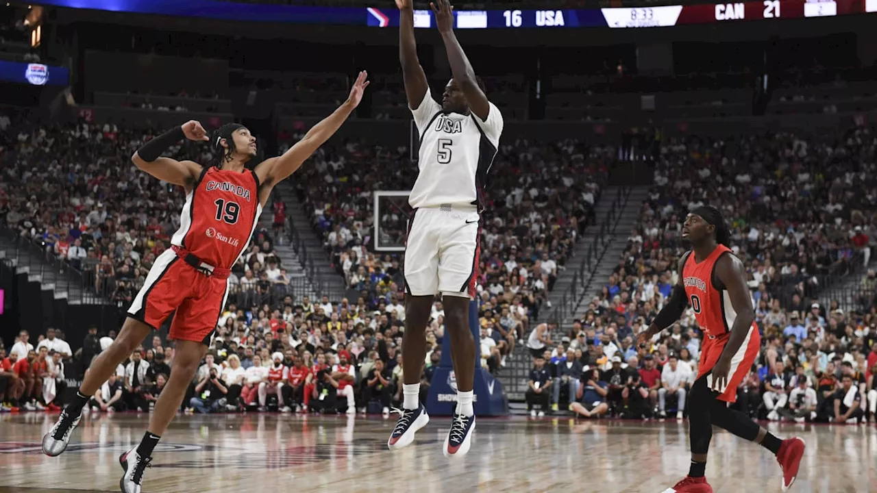 Pacers Andrew Nembhard helps Canada topple Puerto Rico to conclude pre-Olympic play